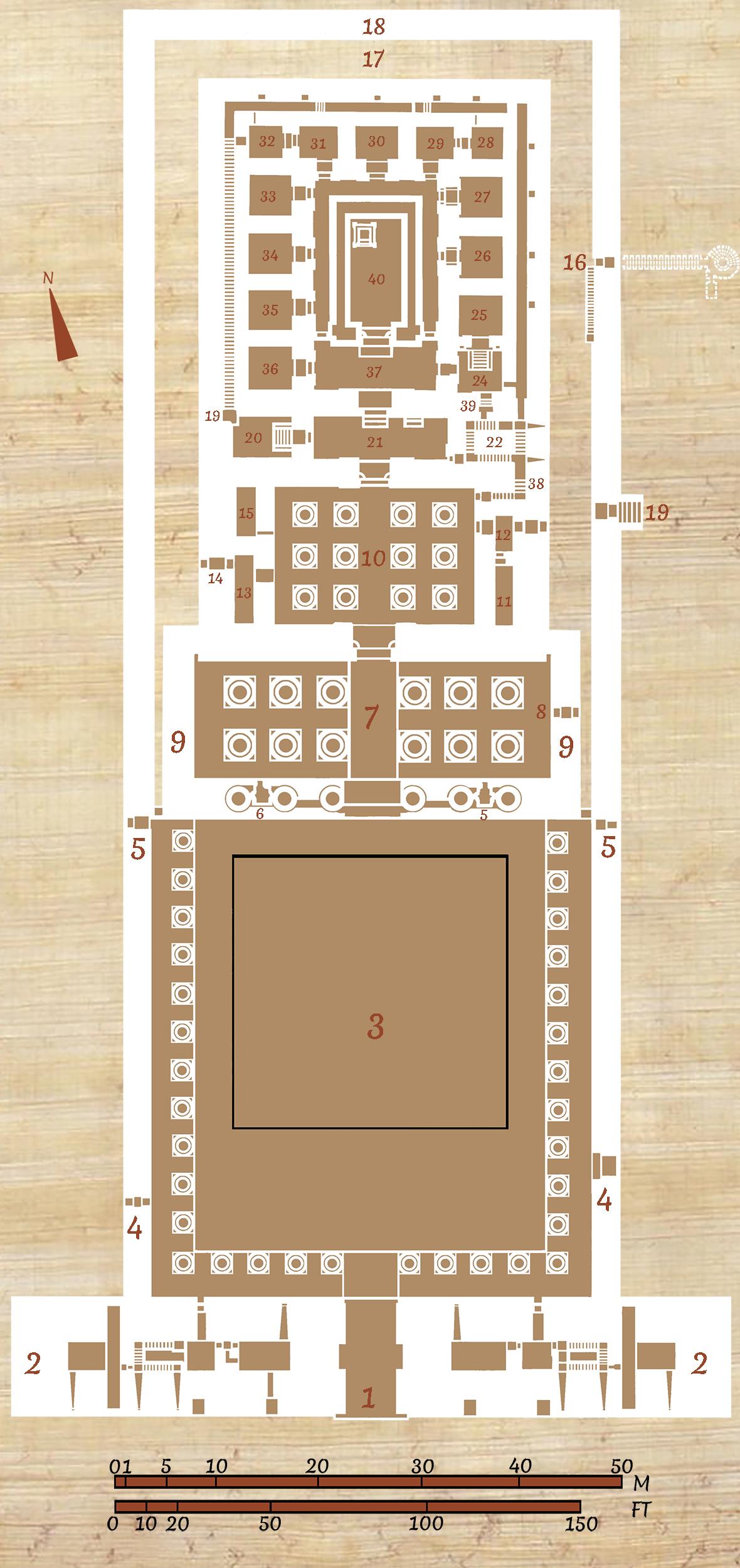 Map of Temple