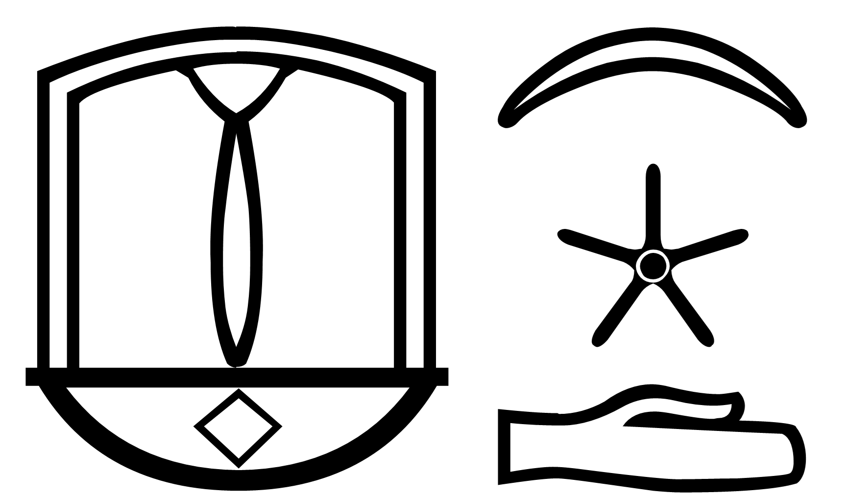 Abd - monthly festival hieroglyphs