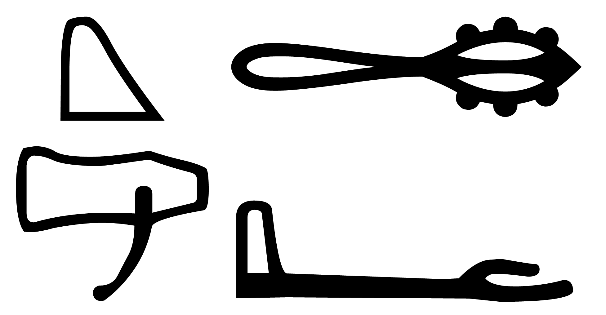 Xaq hieroglyphs